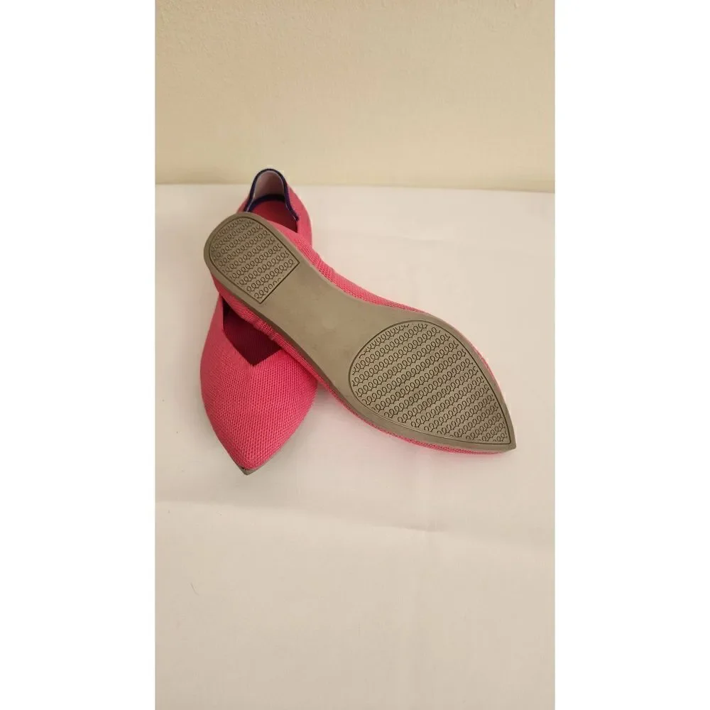 Mhuire Womens Sustainable Knit Flats,  Pre-Owned, Sz. 8